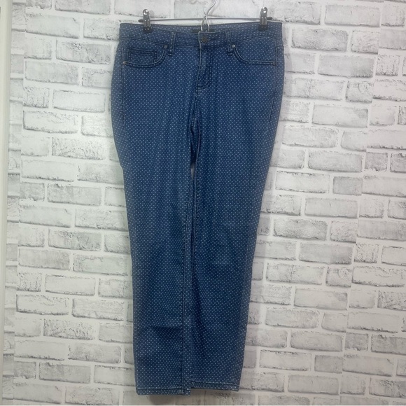 Earl Jean Skinny Ankle Polka Dot 4 - Picture 1 of 11